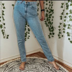 American Apparel High Waisted Jeans